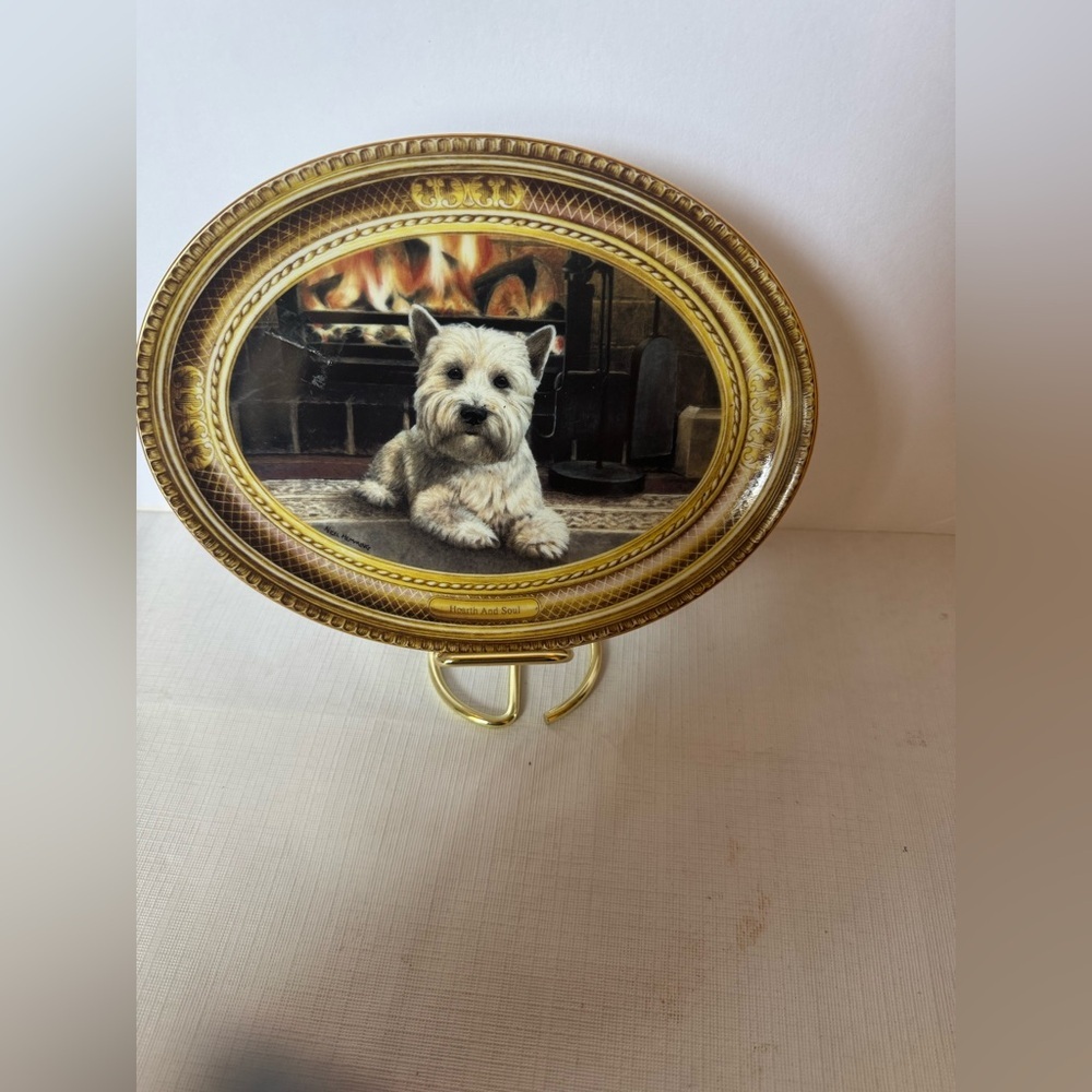 The Franklin Mint Plate “Hearth And Soul”  by Nigel Hemming Limited Edition EUC
